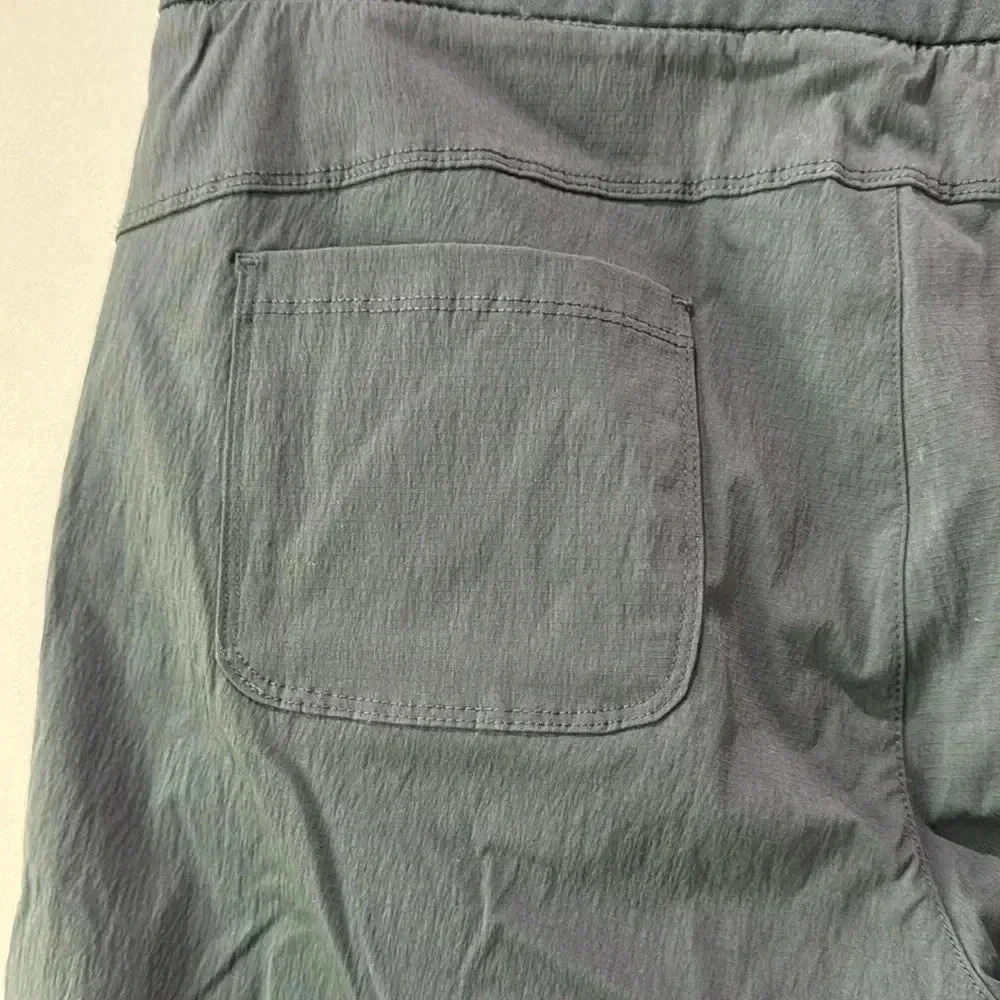 Vina Nylon Pants W/ Drawstring Ankle Size M, Color Flint Gray - Picture 9 of 12